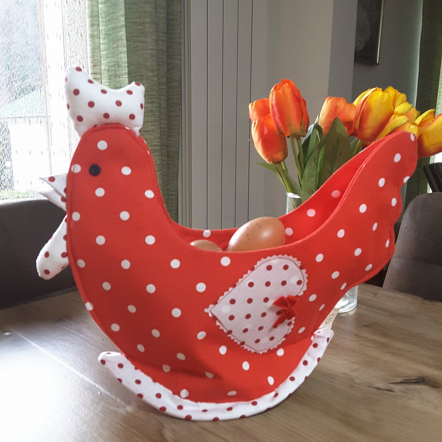 Hen Basket PDF Sewing Pattern and Tutorial