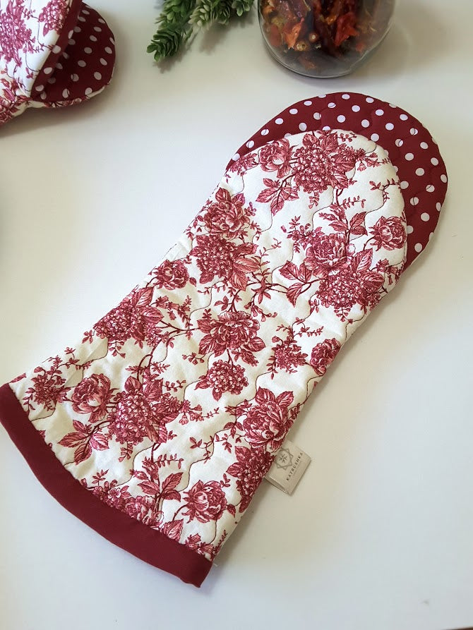 Kitchen Oven Mitt, Oven Glove and Kitchen Towel Gift Set
