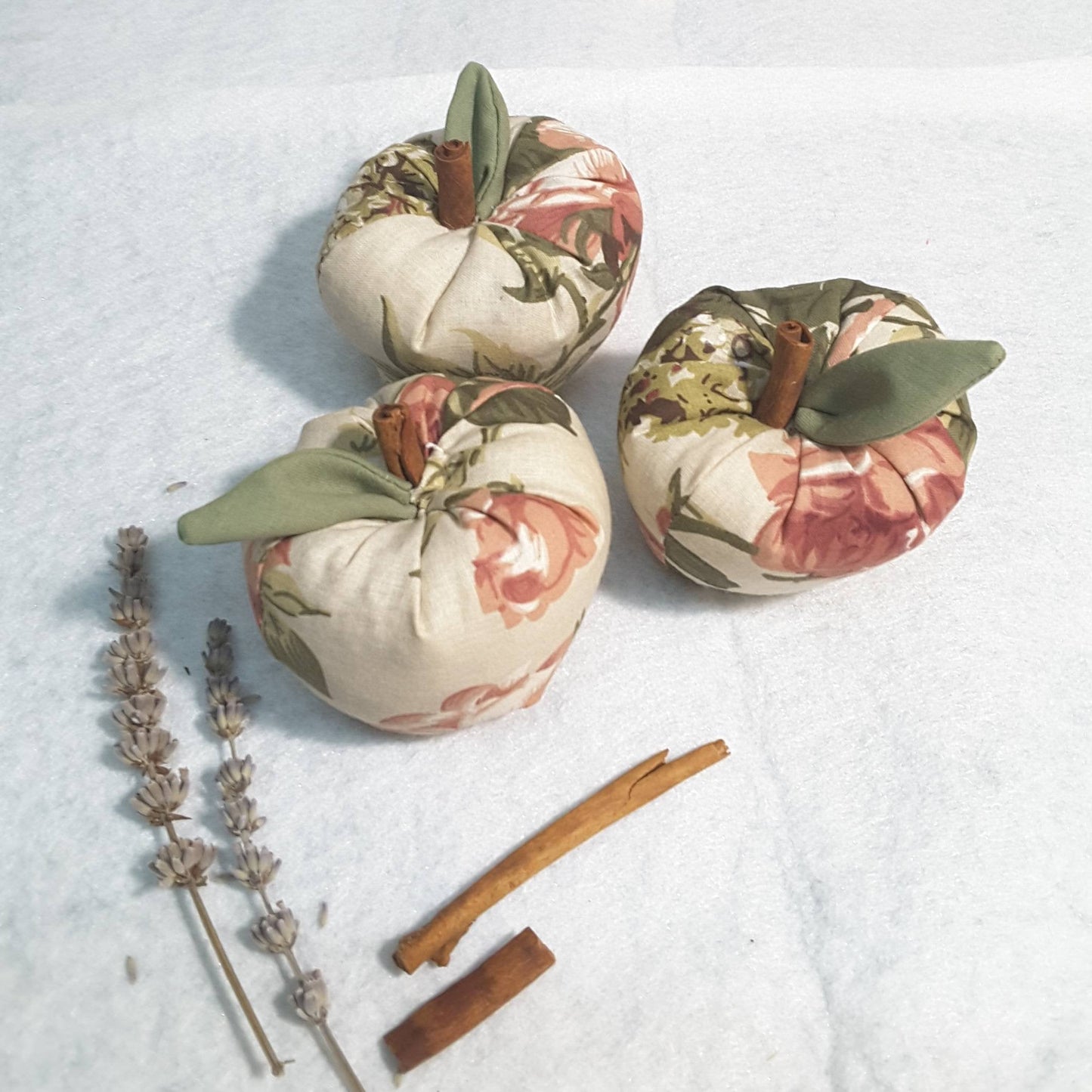 Set Of Apple Sachets with Lavander Filling