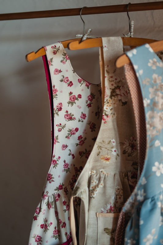 Floral Aprons That Feel Lovely to Wear