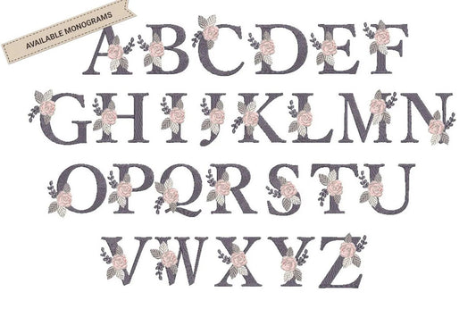 Monogram embroidery - LARGE