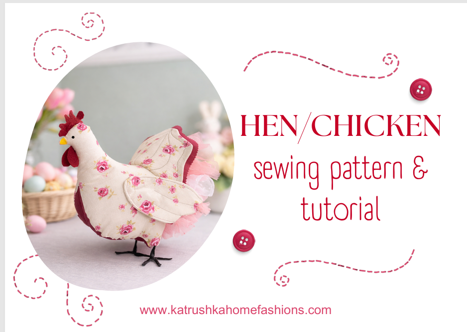 PDF Hen Pattern and Tutorial