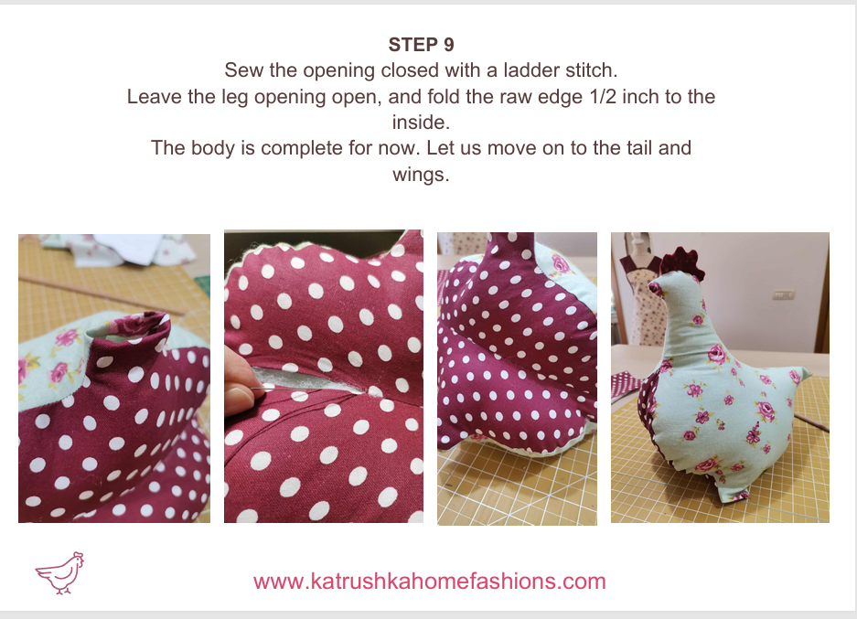 PDF Hen Pattern and Tutorial