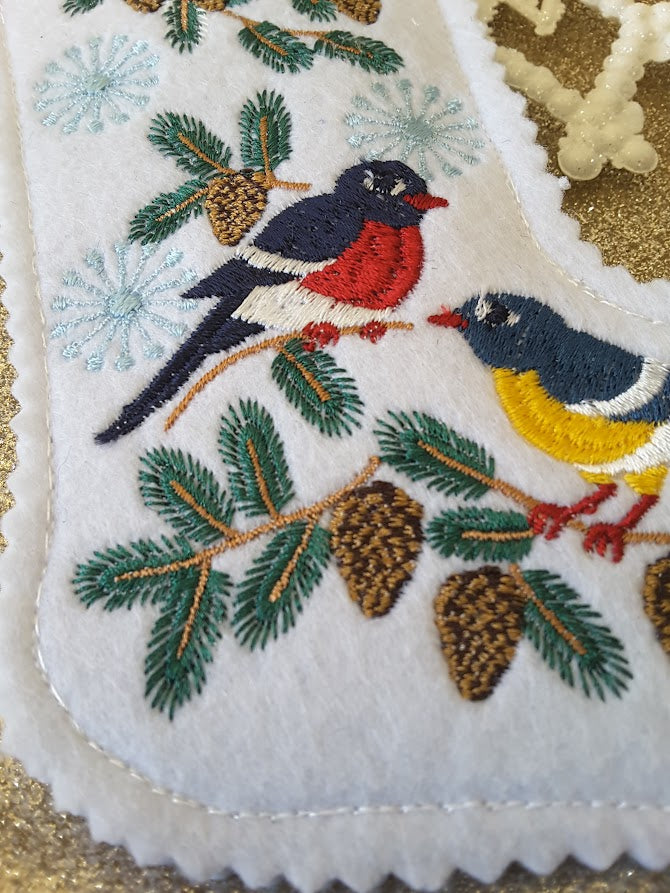 Christmas Stocking Cutlery Holder