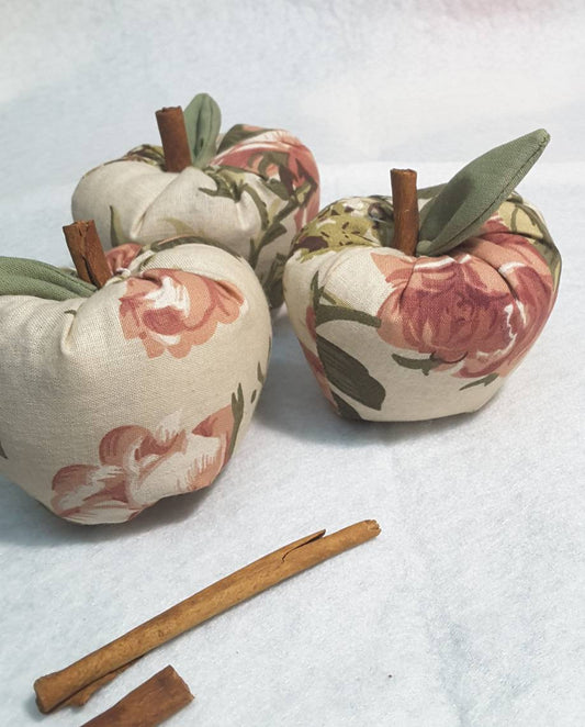 Set Of Apple Sachets with Lavander Filling